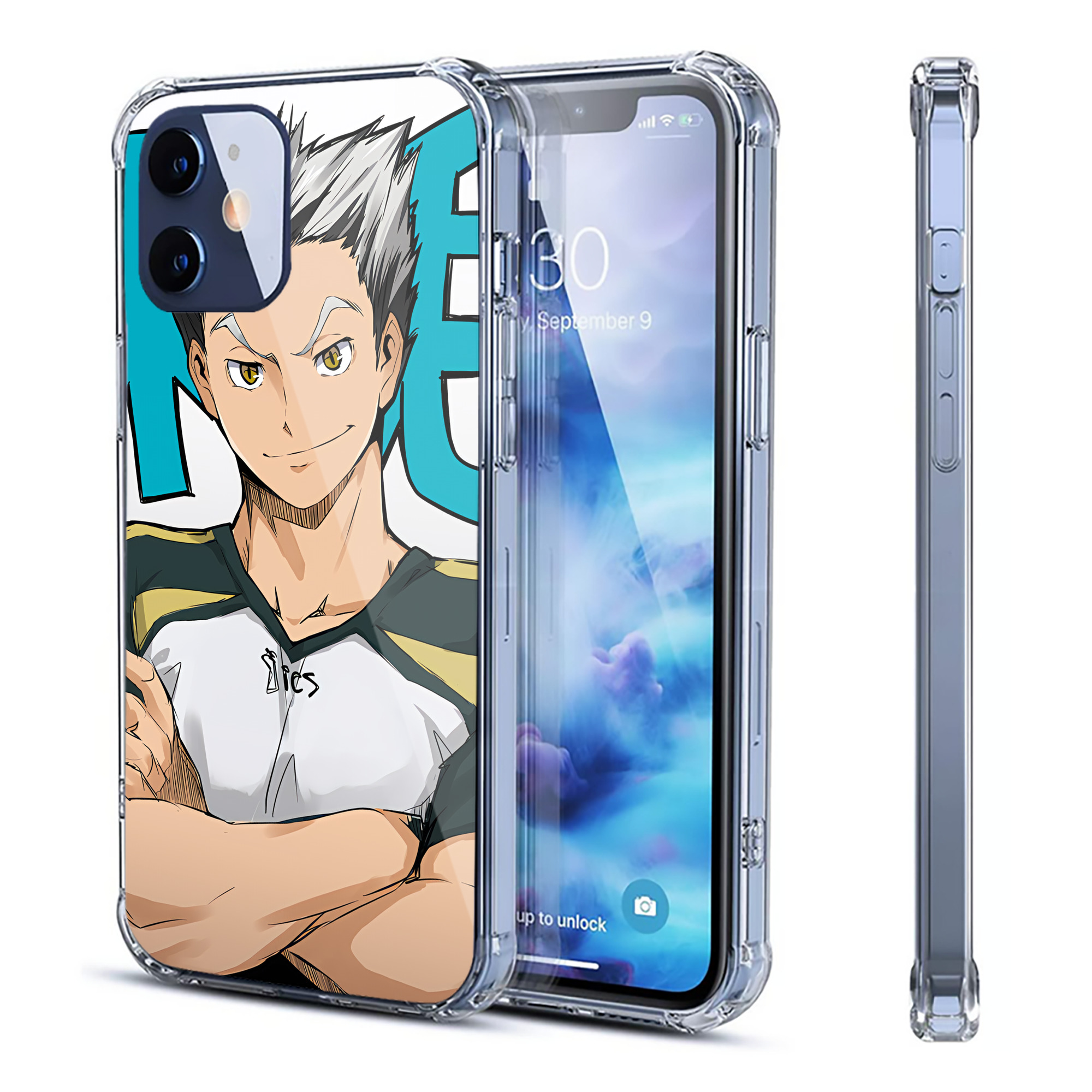 （画像用） ハイキュー!! Haikyu!! 【iPhone 12シリーズ対応】透明スマホケース（クリアソフトケース）